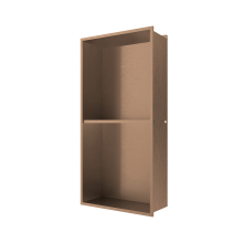Gio Shower Niche Insert with Shelf Brushed Bronze 300 x 600mm