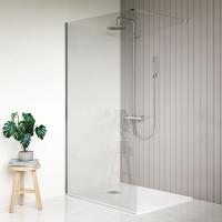 Giorgio2 Cut-To-Size White Slate Effect Shower Tray - 1000 x 800mm