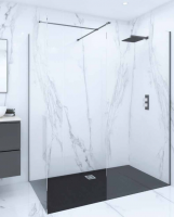 Feeling 800mm Wet Room Shower Screen by RAK Ceramics