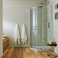 Scudo S6 900mm Chrome Single Door Quadrant Shower Enclosure