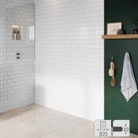 Abacus 10mm Glass Panels For Wetrooms - 835mm