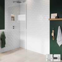 Abacus 10mm Glass Panels For Wetrooms - 990mm