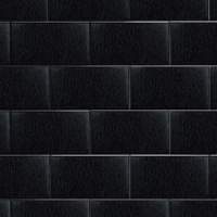 Atlantis Black Graphite Metallic Metro Tile Panel 1200mm x 2400mm