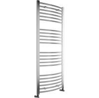 Gressingham 500 x 1600mm Chrome Curved Towel Radiator 