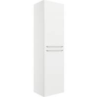 Gressingham 454mm Wall Hung 2 Door Tall Unit - White Gloss