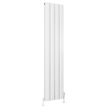 Eastbrook Guardia 1800 x 375 Matt White Vertical Radiator