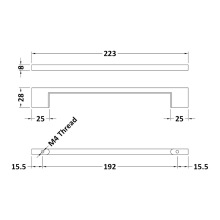 Nuie Pearlstone 760 x 760mm Slate Grey Quadrant Shower Tray