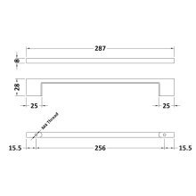 NUIE Butler Fluted Sink with Stepped Weir and Overflow 795 x 500 x 220mm