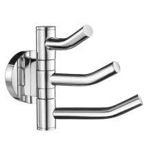 Smedbo Home Chrome Swing Arm Triple Hook