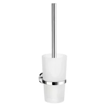Smedbo Home Chrome with Frosted Glass Toilet Brush