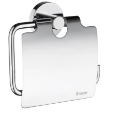 Smedbo Home Chrome Toilet Roll Holder with Cover