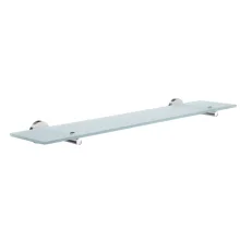 Smedbo Home Frosted Glass Bathroom Shelf