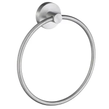 Smedbo Home Brushed Chrome Towel Ring