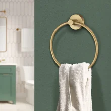 Smedbo Home Brushed Brass Square Toilet Roll Holder