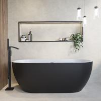 Rouen 1700 x 750mm Fluted Freestanding Bath