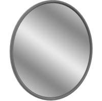 Havanna 550 x 550mm Round Mirror - Grey Ash