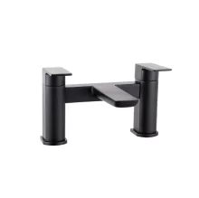 Swan Hazely Electroplated Matt Black Bath Mixer Tap