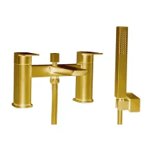 Swan Hazely Brushed Brass Bath Shower Mixer Tap