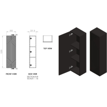 Scudo Empire 1100 Anthracite Bathroom Furniture Set