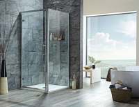 Jaquar 300mm Wetroom Shower Screen - Chrome Frame - Clear Glass 