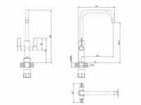 Burlington Concealed Cistern with White Ceramic Lever