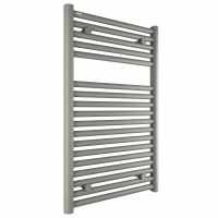 Tissino Hugo2 652 x 400mm Lusso Grey Towel Radiator - High BTU Output