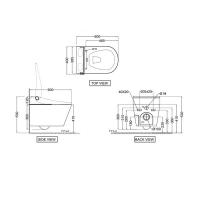 Jaquar Bidspa Fully Automatic Rimless Smart Floor Standing Toilet