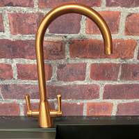 Dual Spout Spring Pull Out Kitchen Tap