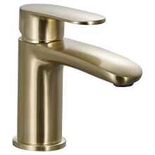 Indi Arundel Brushed Brass Tall Basin Mixer