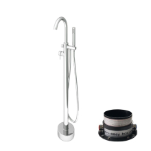 Abacus Iso Freestanding Bath Shower Mixer Tap - Chrome