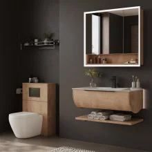 Icarus-Round-900mm-natural-oak-w-LED-roomset.webp