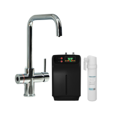 Impromta Biometric Chrome 3-in-1 Square Neck Boiling Water Tap