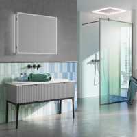 HiB Isoe 50 LED Mirror Bathroom Cabinet - 54300