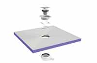 Jackoboard Aqua 1800 x 900mm Tileable Shower Tray - Centre Drain