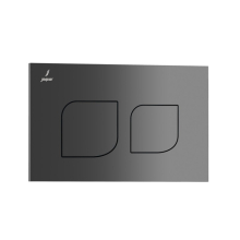 Alive Black Chrome Flush Plate by Jaquar
