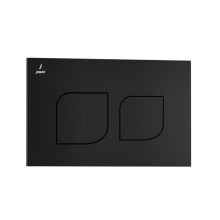 Alive Matt Black Flush Plate by Jaquar