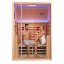 Jaquar Paire Infrared Home Sauna 2 Seater With LED Chromo Therapy Light With Remote & Infrared Heater