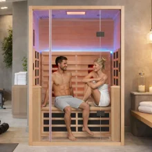 Jaquar Paire Infrared Home Sauna 2 Seater LED Chromo Therapy Remote & Infrared Heater