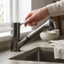 Jaquar Florentine Prime Black Matt Single Lever Basin Mixer Tap