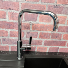 Francis Pegler Jeroni Horizontal 2 Handle Copper Kitchen Mixer Tap - Comap