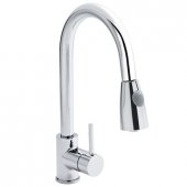 Chrome - Pull Out Kitchen Tap - KC318 - Nuie