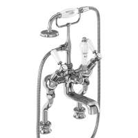 Burlington Birkenhead Traditional Angled Bath Shower Mixer Tap - BI19