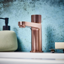 Scudo KOKO Brushed Bronze Mini Basin Mixer Tap