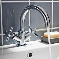 Fife Chrome Basin Mixer Tap inc Wastes - HighLife Bathrooms