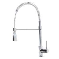 Jeroni Chef Plus Matt Black Pull Out Kitchen Mixer Tap - Francis Comap