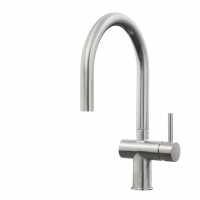 Rievaulx Brushed Nickel Pull Out Kitchen Sink Mixer Tap