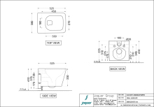 Jaquar Black Chrome Slide Rail 600mm
