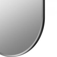 Kaiya 600 x 800mm Rectangle Mirror - Matt Black