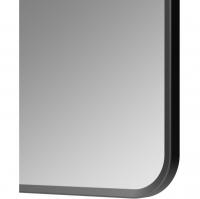 Mandarin 600mm Round Mirror - Matt Black