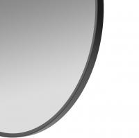 Kaiya 500mm Round Mirror - Matt Black